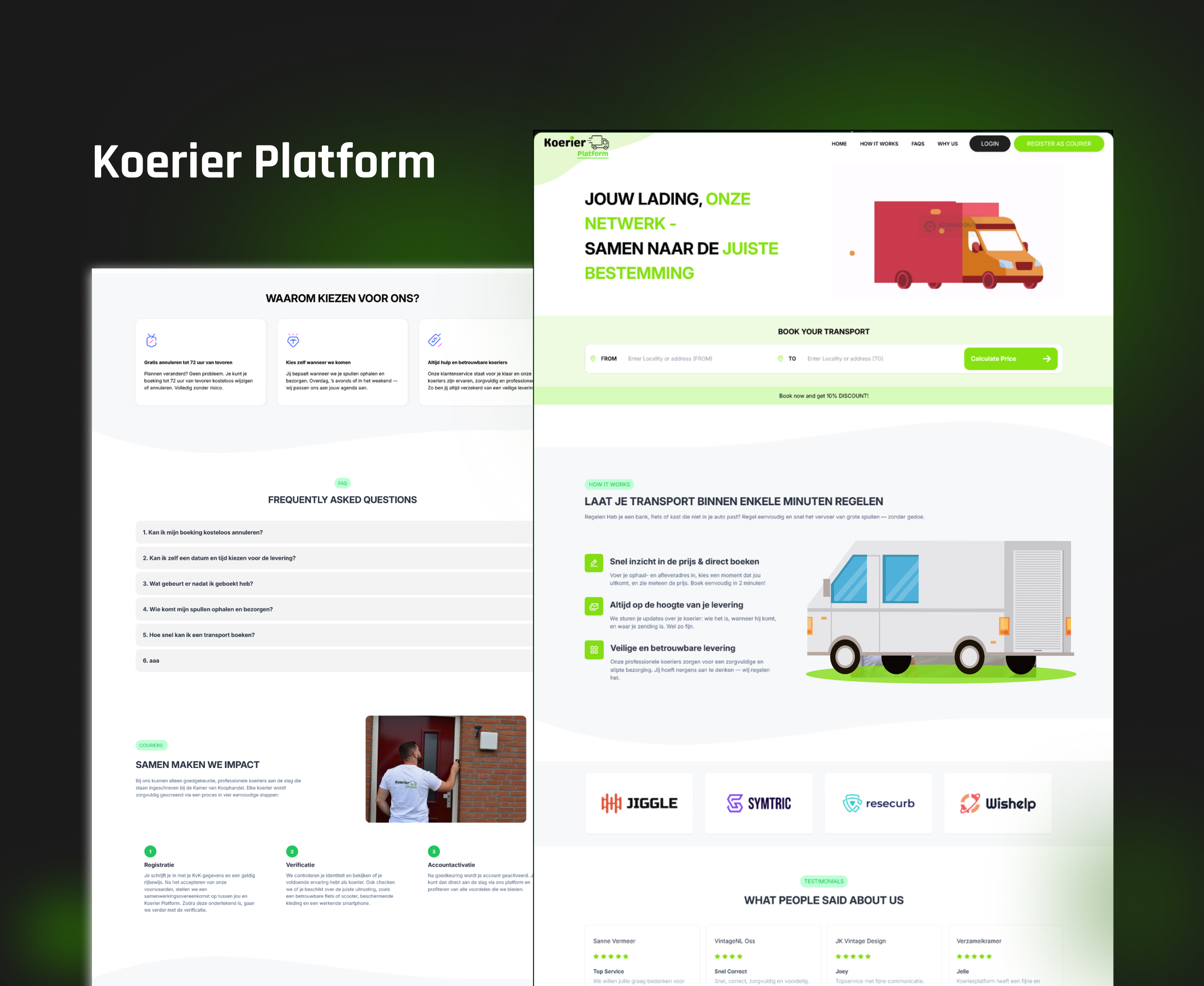 Koerier Platform